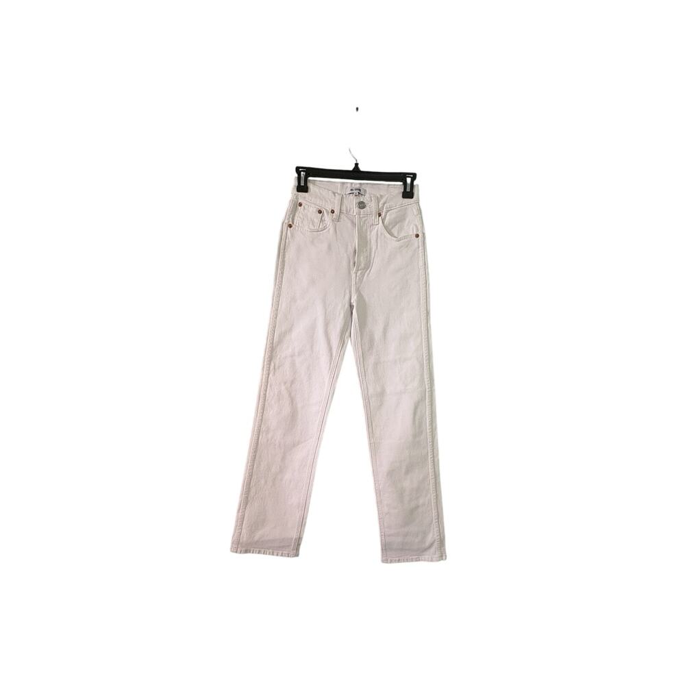 RE/DONE Women’s Size 24 White 90s High Rise Loose Jeans NWT (24x30)